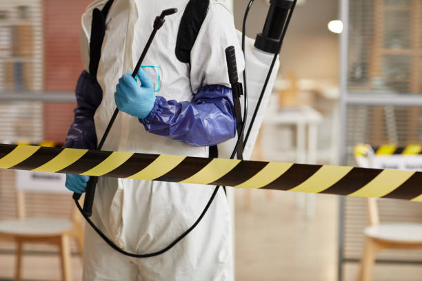 Professional Blood Cleanup technician working in Montezuma, IA
